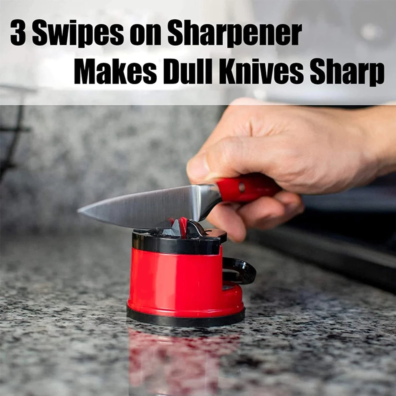 Suction Cup Mini Knife Sharpener, Safe Suction Cup Knife Sharpener