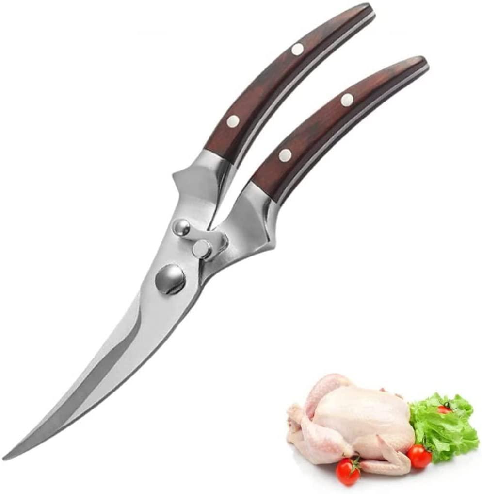 Kitchen Poultry Shears Meat Scissors Heavy Duty Chicken Cutter Stainless  Steel