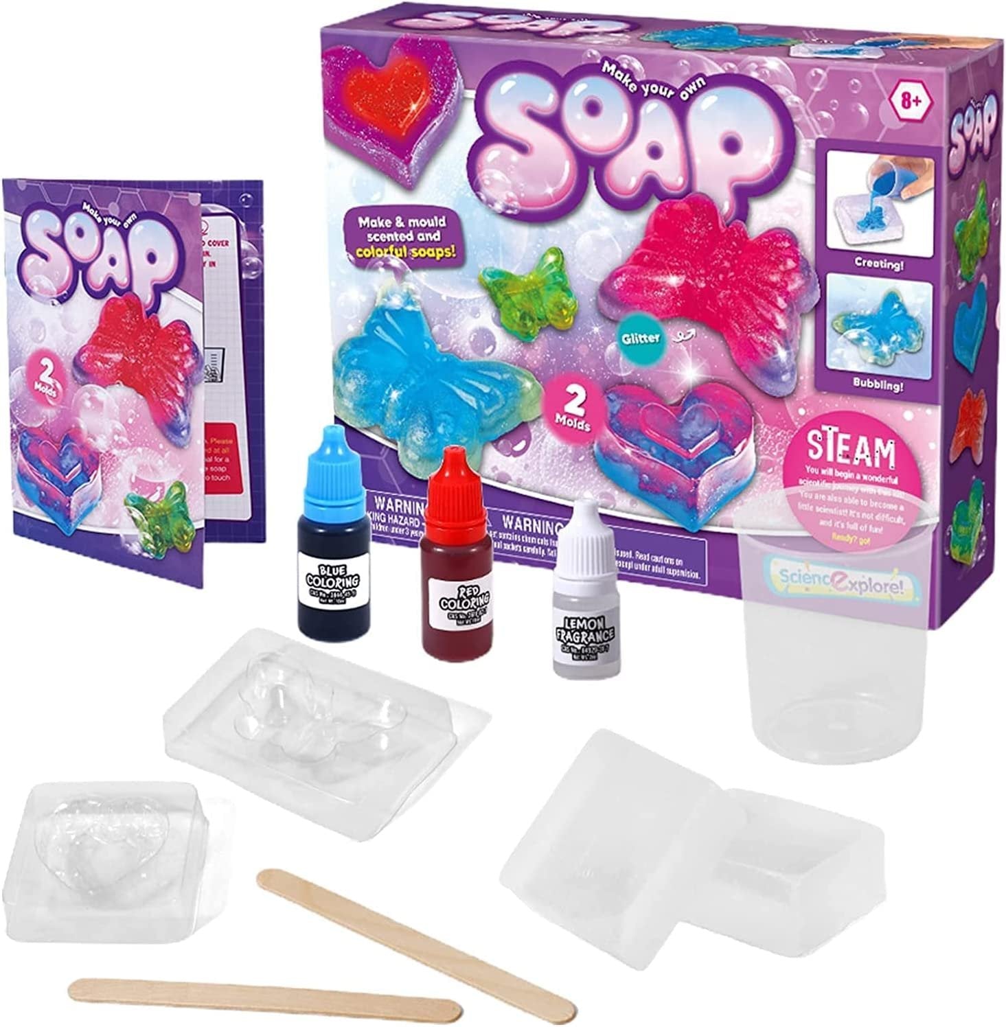 Soap Making Kit for Kids, DIY Science Lab Kit, Make Your Own Soap Kit, Fun  Educational Project Crafts & Arts for Kids Girls and Boys Ages 8 9 10 11 12