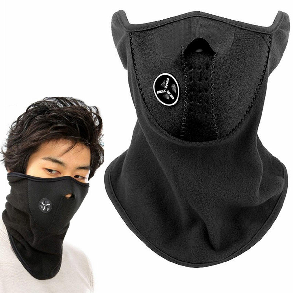 Half Face Mask for Cold Winter Weather, Balaclava Bandana Head