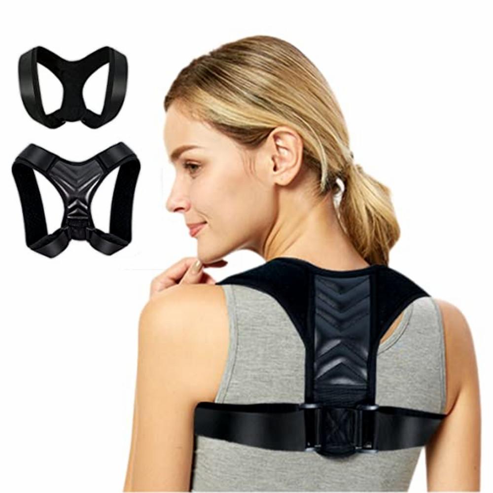 Posture Corrector for Women and Men, Adjustable Back Straightener Upper  Back Brace for Clavicle Support, with Straps Shoulder Cushion Belt for From