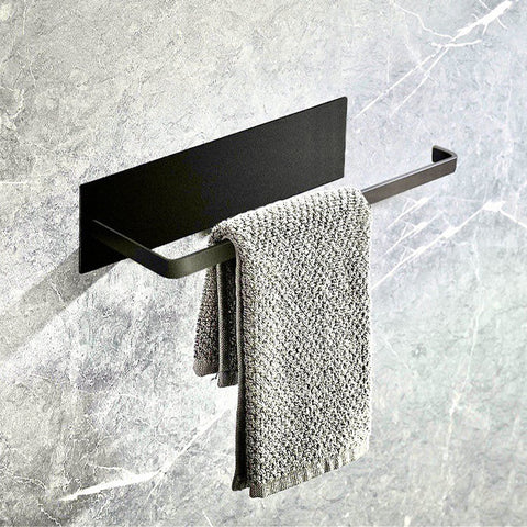 Stainless Steel Wall Mount Paper Towel Holder, No Drill Kitchen Towel Rack with Heavy Duty 3M Adhesive Tape