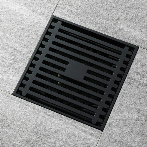 AU  Deodorant Floor Drain Grate Shower Square Bathroom Waste Drain Quality Brass