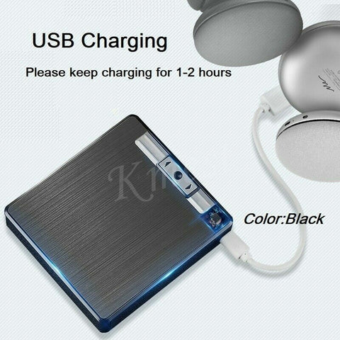 Automatic Rechargeable Electric Lighter, USB Charging Cigarette Case, Portable Dampproof Cigarette Storage Box, Multifunctional 2-in-1 Cigarette Holder Lighter, Ideal Gift for Men