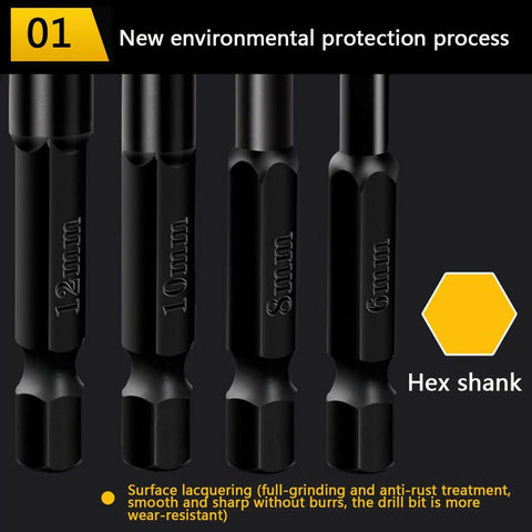 5 6 8 10 12mm Multi-Material Tile Drill Bits for Ceramic Porcelain Granite Marbl