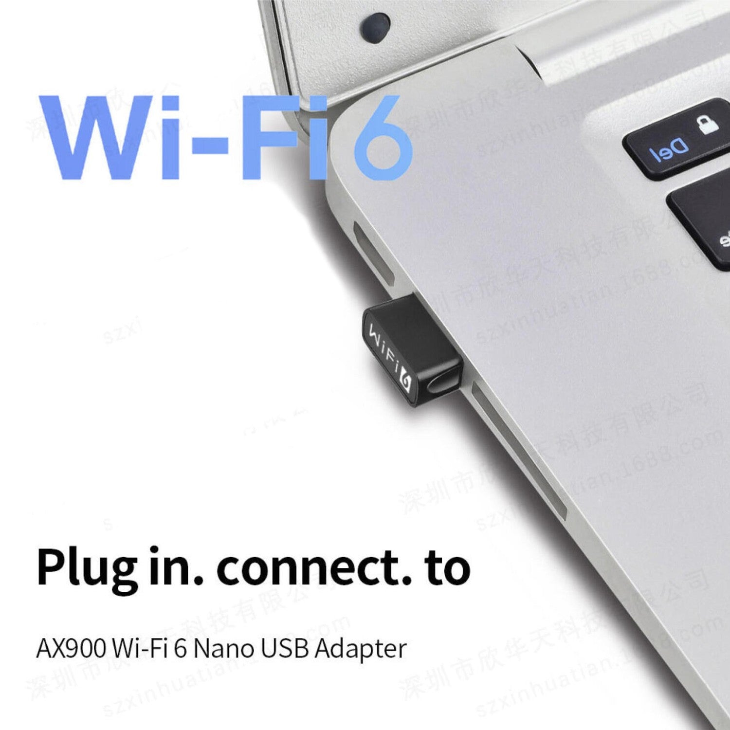 WiFi 6 USB Desktop Wireless Receiver Dual-Band AX900 High-Speed Wireless Network Adapter for PC Laptop