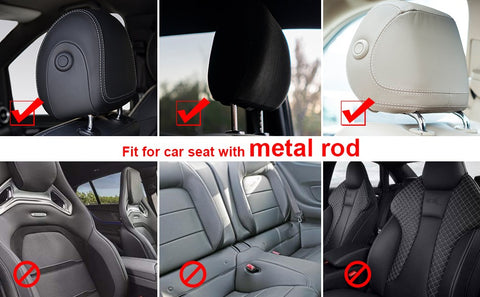 Car Seat Headrest Pillow  360° Adjustable Head and Neck Support Pillow, Car Seat Accessory, Universal Sleeping Headrest, Retractable Car Side Pillow