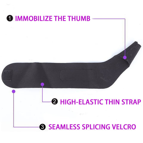 Thumb Brace, Thumb Spica Splints, Left Right Thumb Bandages for Thumb Injuries, Finger Protection, with Adjustable Tightness for a Snug Fit