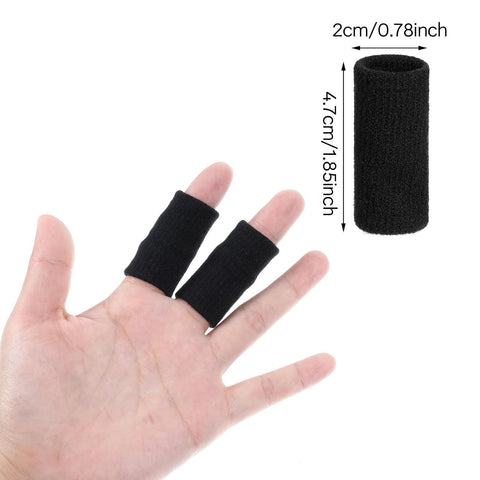 10 Finger Sleeve Protectors and Thumb Support Braces, Elastic and Breathable Sports Protection  Daily Hand Care, Comfortable Fit and Non Stuffy