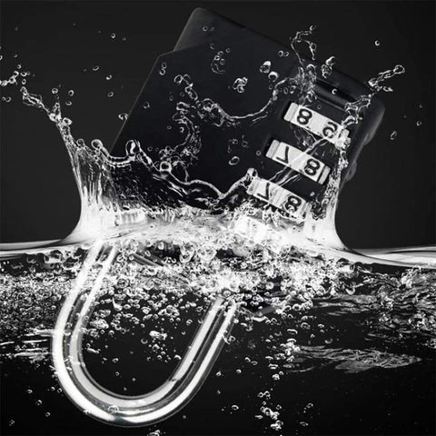 Combination-Lock 4 Digit Outdoor Waterproof Padlock, Heavy Duty Security Lock for Gate, Locker, Hasp, Fence, Shed, Garage and Outdoor Use
