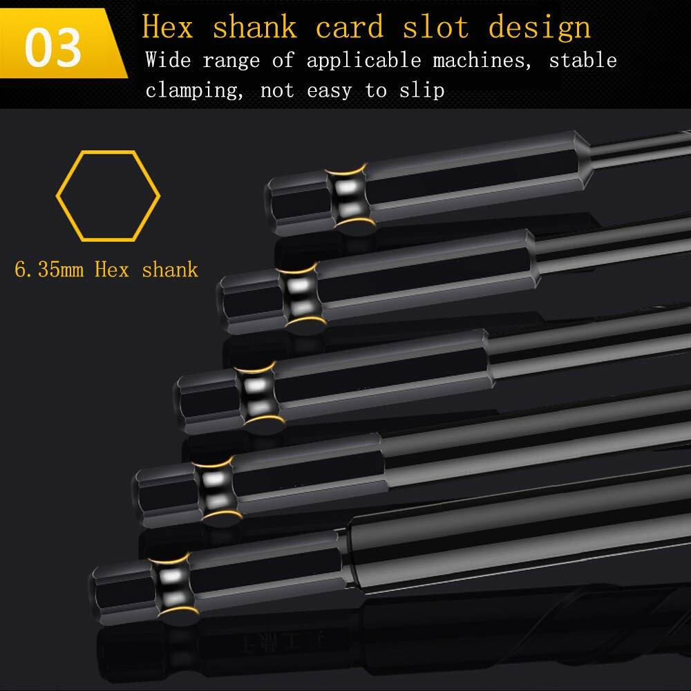 5 6 8 10 12mm Multi-Material Tile Drill Bits for Ceramic Porcelain Granite Marbl