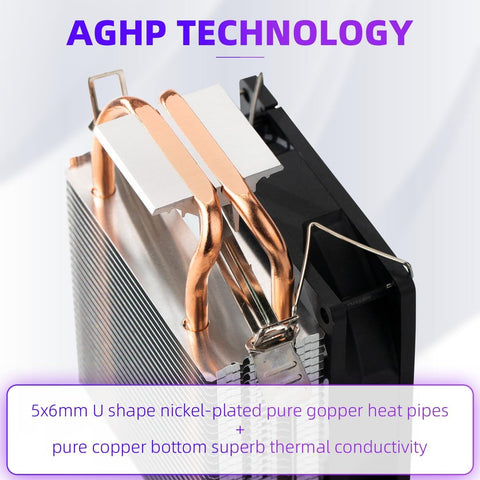 CPU Cooler Cooling Fan 3PIN Ventilador Silent for Case Fan Multicolor Adjustable