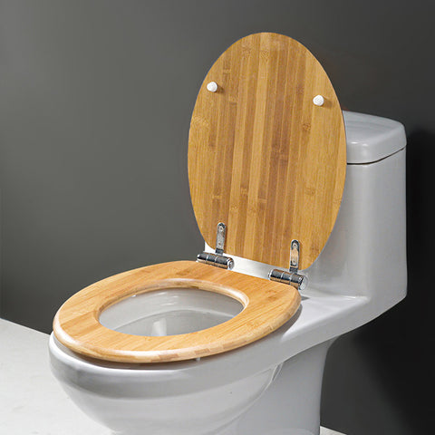 Timber Toilet Seat Solid Brewer Heritage Wood Bathroom