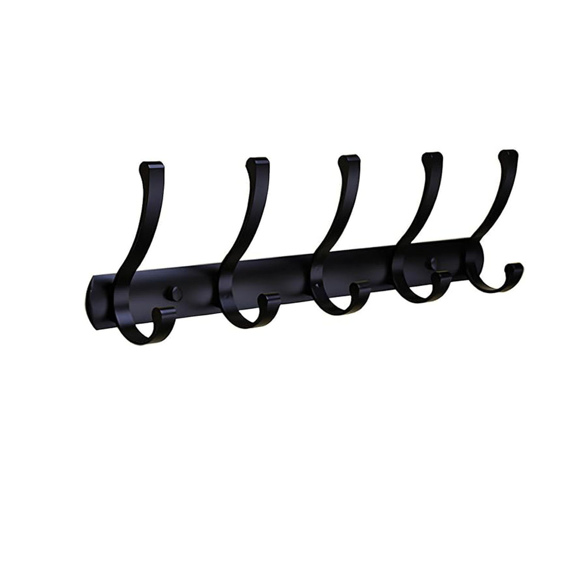 5 hooks self adhesive hooks no drill hooks heavy duty wall hooks 30kg load hooks coat rack wall mounted space saving hook rack rust resistant aluminium hooks punch free coat hanger kitchen wall hook