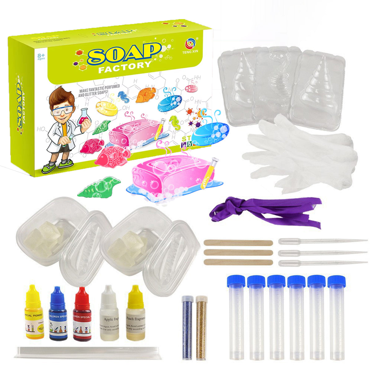Kids' Science Experiment Kit: Safe DIY Tools, STEM Educational Toy for Creative Play & Learning, Ideal Gift for Boys & Girls