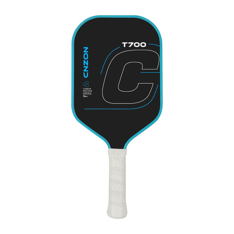 16MM Thermoformed T700 Raw Carbon Fiber Pickleball Paddle, High Spin Control Professional Pickleball Racket for Competition Training