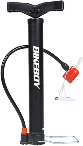 80PSI High Pressure Portable Mini Bike Pump, Compact Smart Tire Air Inflator with Accurate Pressure Display for Bicycles, Motorcycles and Sports Balls