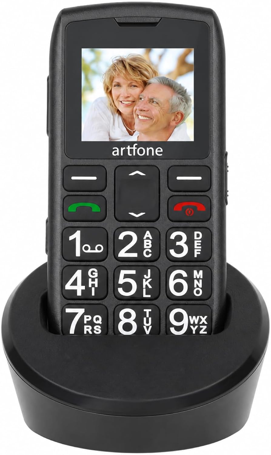 artfone 4G Volte Unlocked Cell Phones Australia, Basic Mobile Phone for Seniors with SOS Button, Talking Numbers, Loud Volume, FM Radio, Torch, 1400mAh Battery