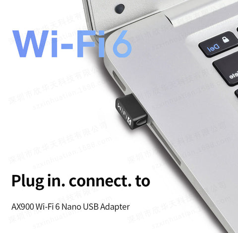 Nomel WiFi 6 USB Adapter for Desktop PC, Dual Band AX900 Wireless Network Dongle, Plug & Play Mini WiFi Receiver 5GHz/2.4GHz, Compatible with Window 7/10/11s 7/10/11