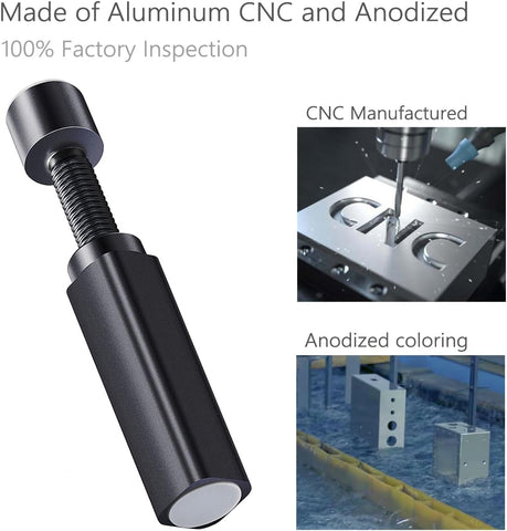 Graphics Card GPU Brace Support, GPU Sag Holder Bracket, Adjustable Anti-Sag GPU Support Bracket with Magnet & Non-Slip Sheet, Black (L,74-120mm)