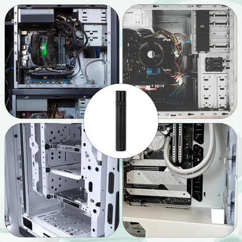 Graphics Card GPU Brace Support, GPU Sag Holder Bracket, Adjustable Anti-Sag GPU Support Bracket with Magnet & Non-Slip Sheet, Black (L,74-120mm)