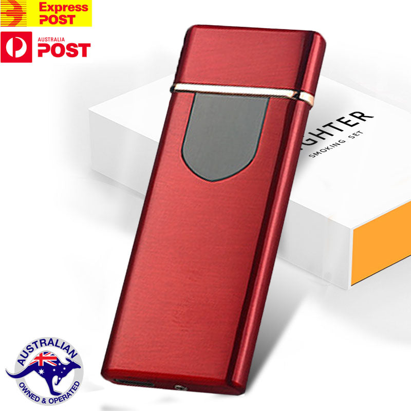 Portable USB Rechargeable Windproof Flameless Electronic Cigarette Lighter, Metal ARC Lighter