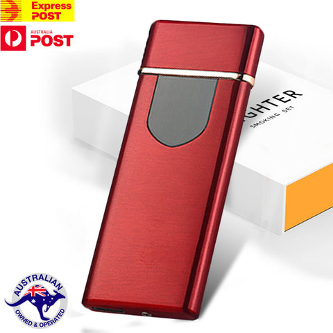Portable USB Rechargeable Windproof Flameless Electronic Cigarette Lighter, Metal ARC Lighter