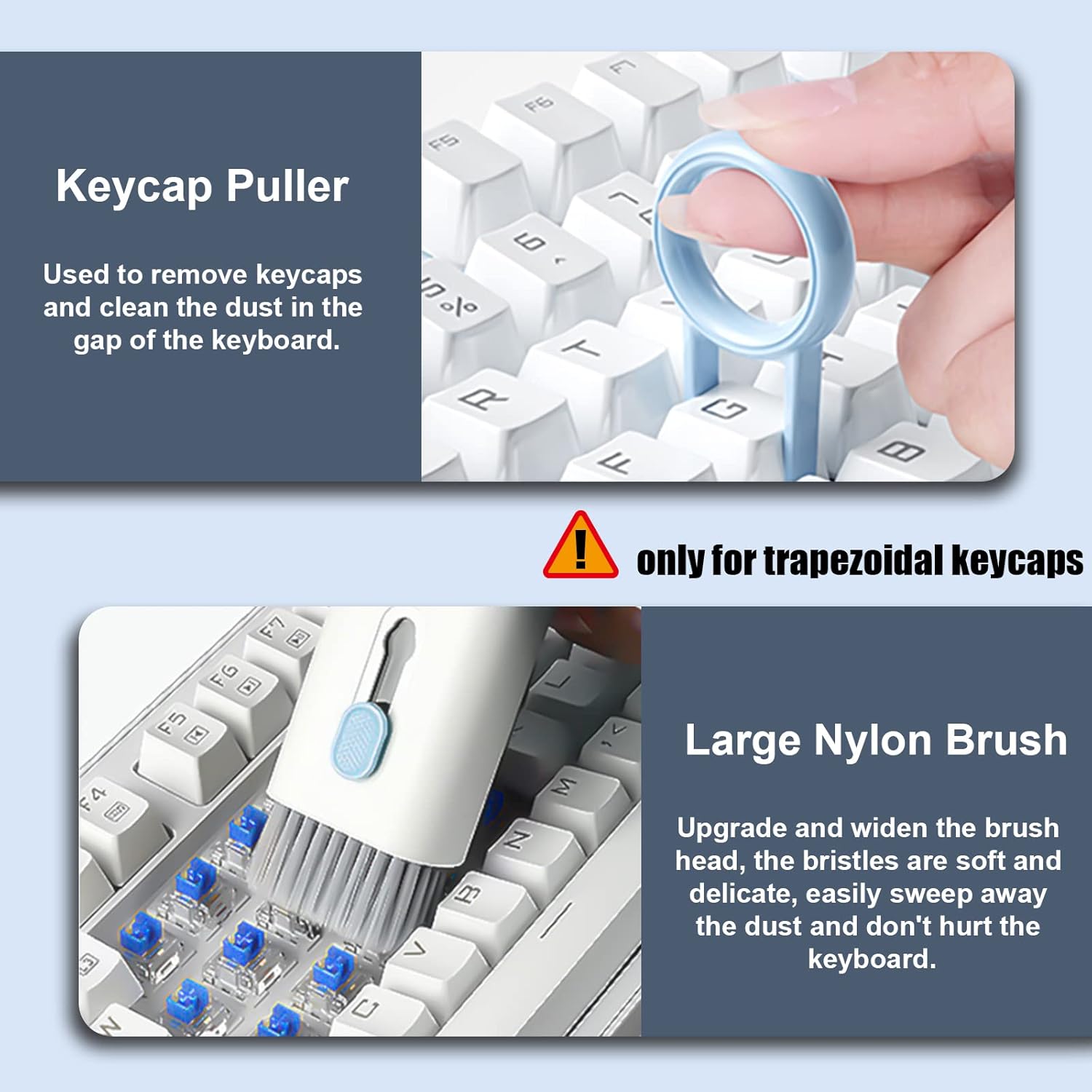 7‑in‑1 Electronic Cleaner Kit, Laptop Screen Keyboard Earbud Cleaning Tool