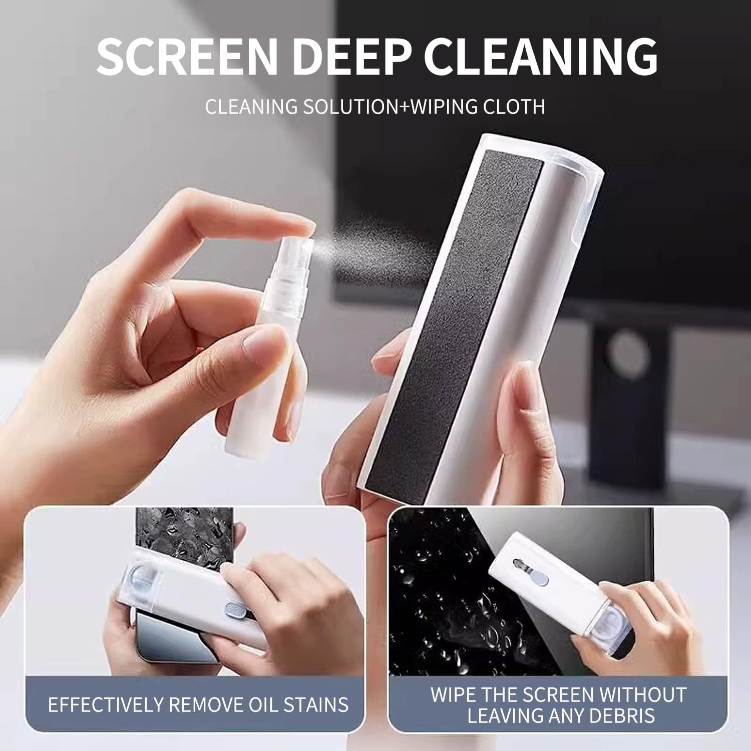7‑in‑1 Electronic Cleaner Kit, Laptop Screen Keyboard Earbud Cleaning Tool