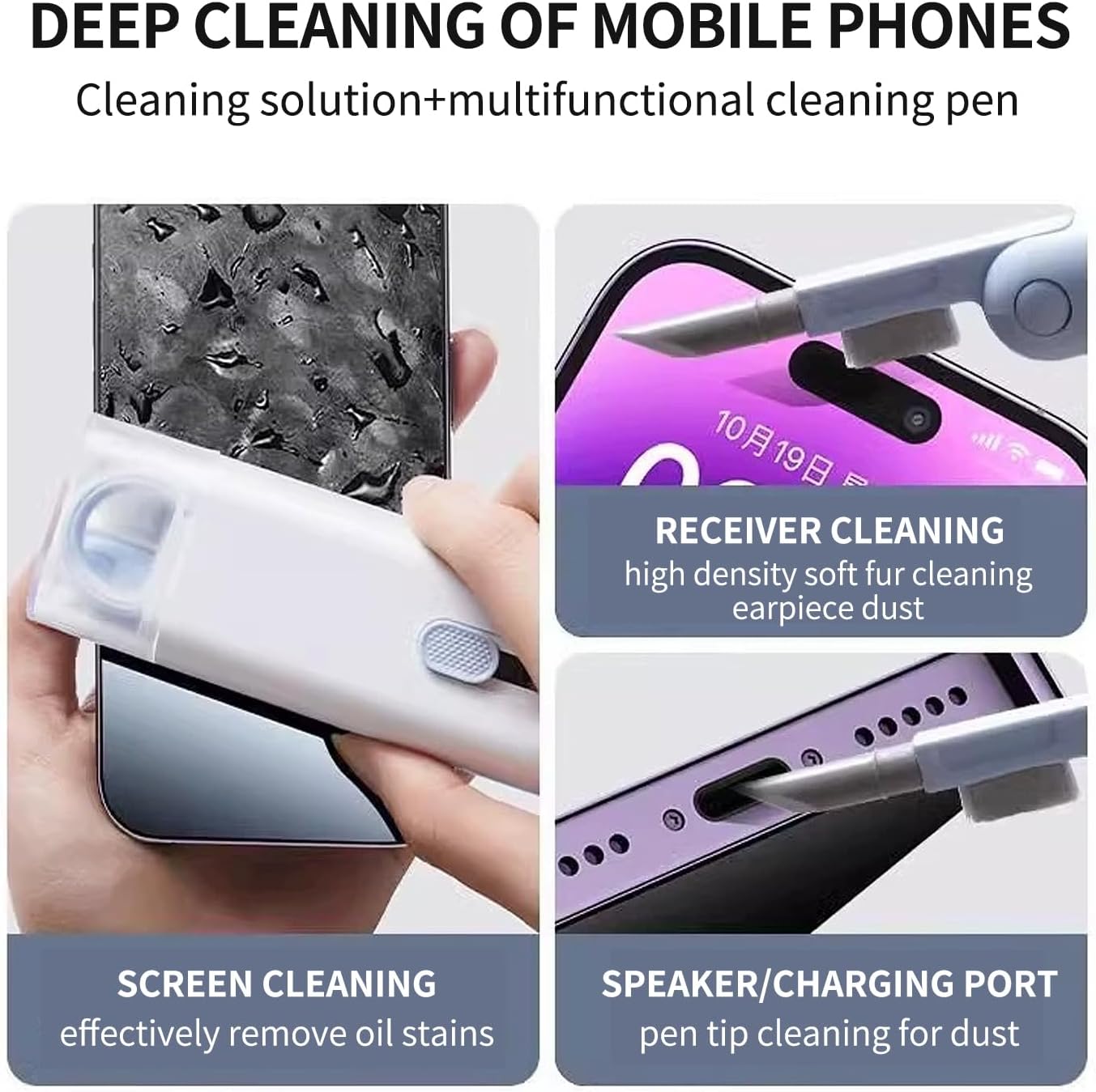 7‑in‑1 Electronic Cleaner Kit, Laptop Screen Keyboard Earbud Cleaning Tool