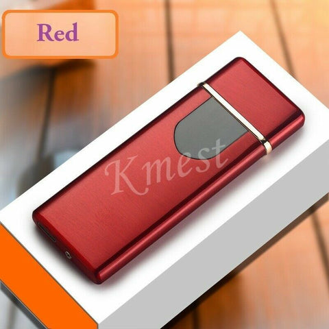 Portable USB Rechargeable Windproof Flameless Electronic Cigarette Lighter, Metal ARC Lighter