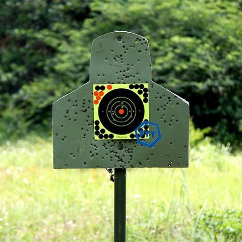 Splatter Shooting Target Stickers Self Adhesive Reactive Paper Targets with High Visibility Impact Marks for Airsoft, BB Gun, Rifle, Archery, Pistol Indoor Outdoor Range Practice 8" 20-Pack