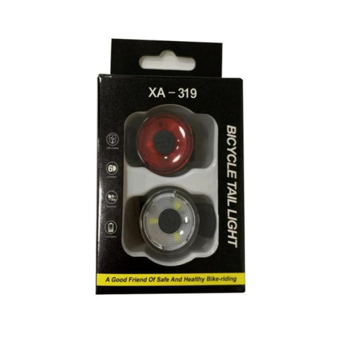 Bike Lights, Rechargeable Bicycle Lights Set Super Bright 6Modes, IP65 Waterproof Bike Lights for Night Riding/Cycling Safety, Front and Back Taillight Reflectors