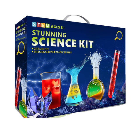Kids Volcano STEM Kit, DIY Chemistry Science Experiment Set, Safe Educational Learning Toy for Boys & Girls, Hands-On Eruption Play for Home School & Birthday Gifts