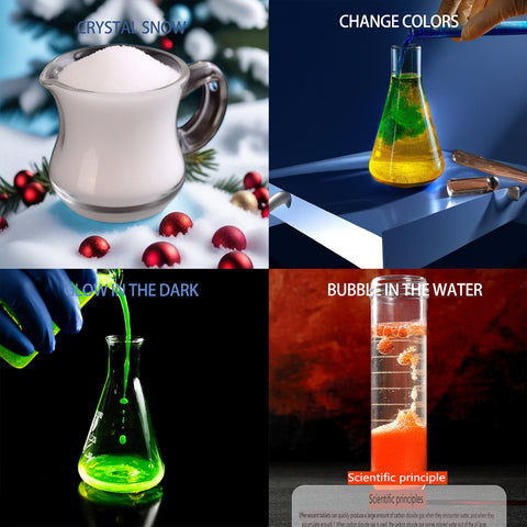 Kids Volcano STEM Kit, DIY Chemistry Science Experiment Set, Safe Educational Learning Toy for Boys & Girls, Hands-On Eruption Play for Home School & Birthday Gifts