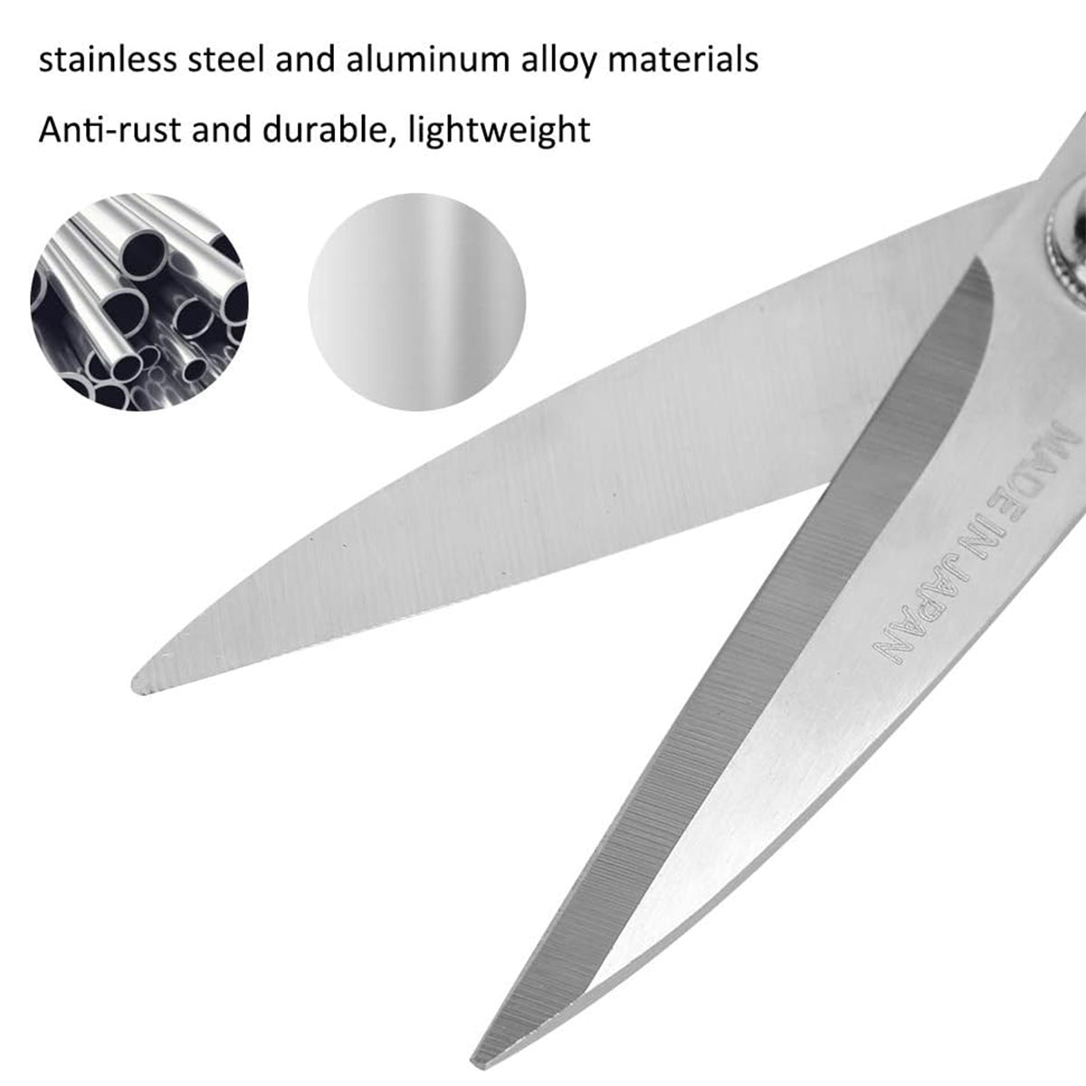 SK5 Heavy Duty Kitchen Scissors, Stainless Steel Multi-Functional Shears for Poultry Fish Meat Vegetable Cutting