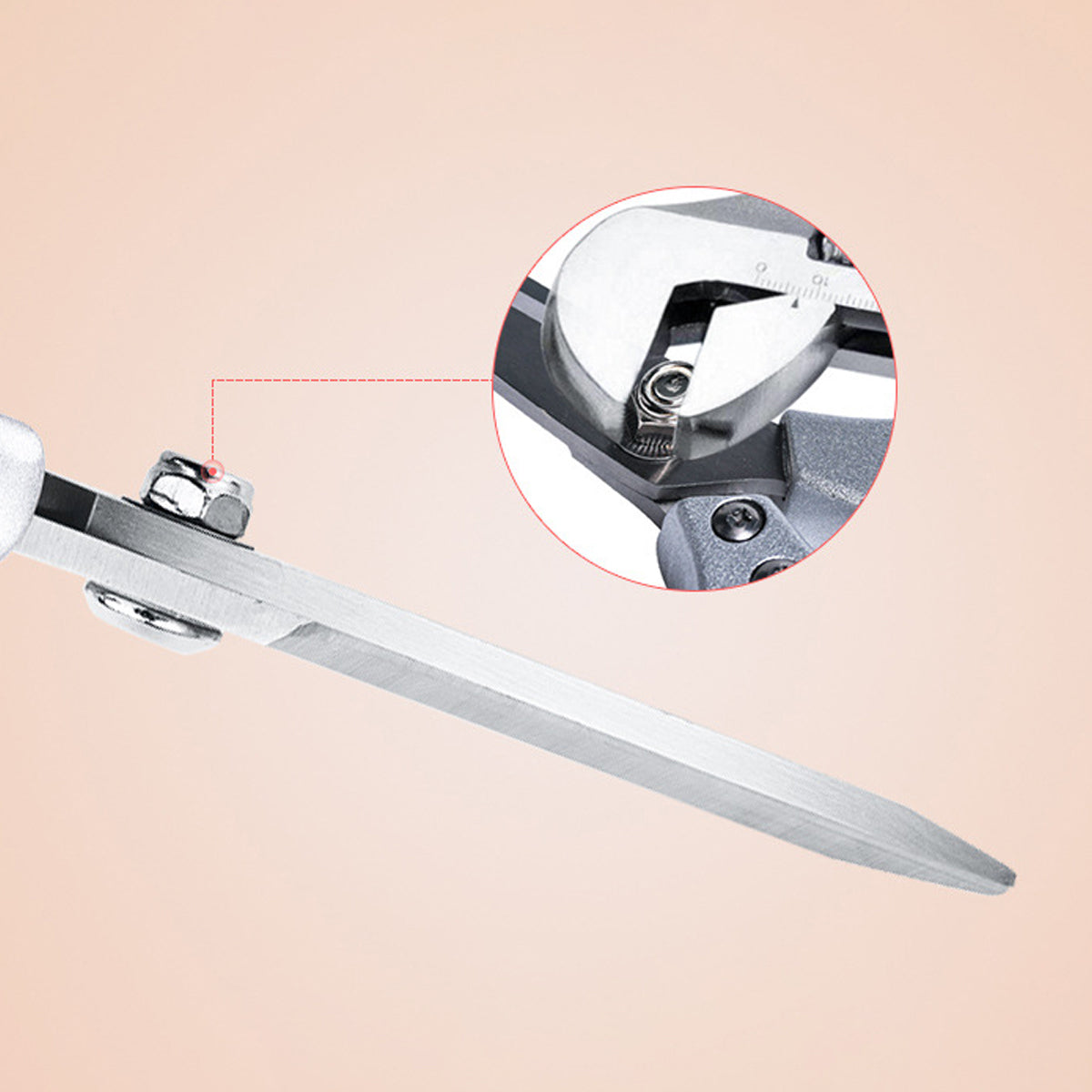 SK5 Heavy Duty Kitchen Scissors, Stainless Steel Multi-Functional Shears for Poultry Fish Meat Vegetable Cutting