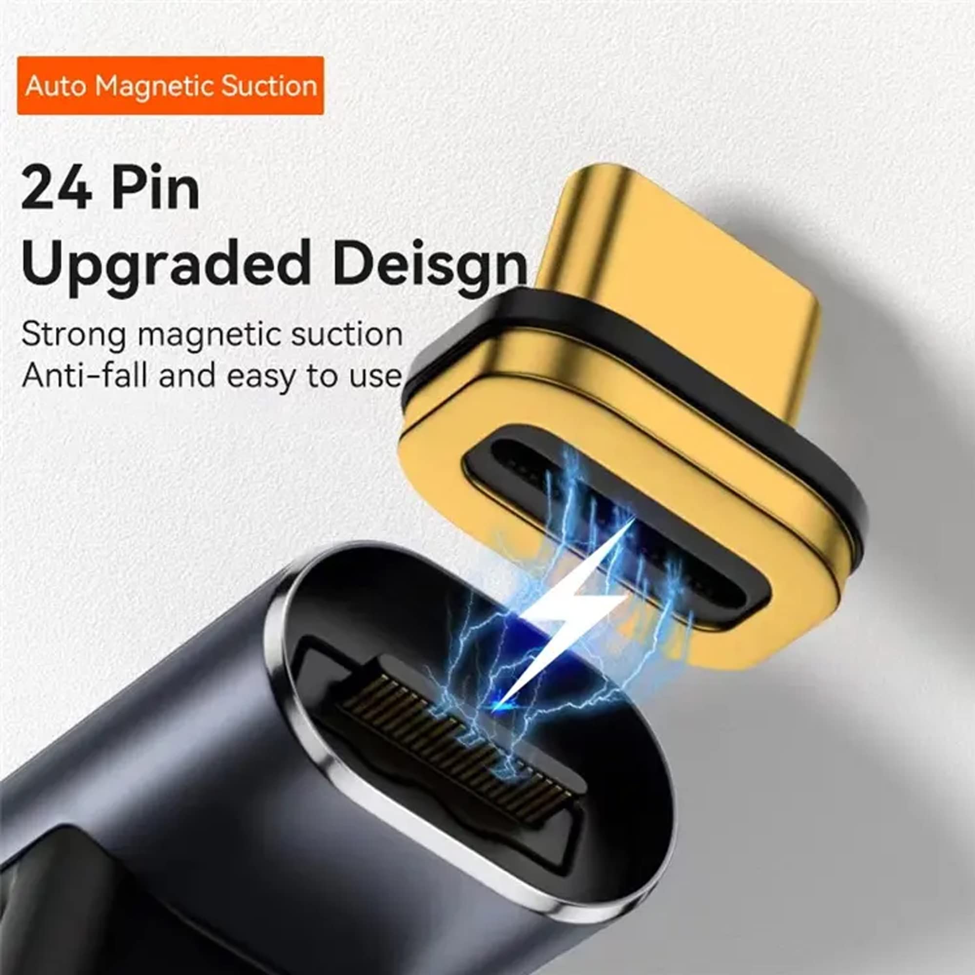 High-Speed 40Gbps Magnetic USB C Adapter, 140W PD Fast Charge USB C Male to Female Connector for Steam Deck Accessories