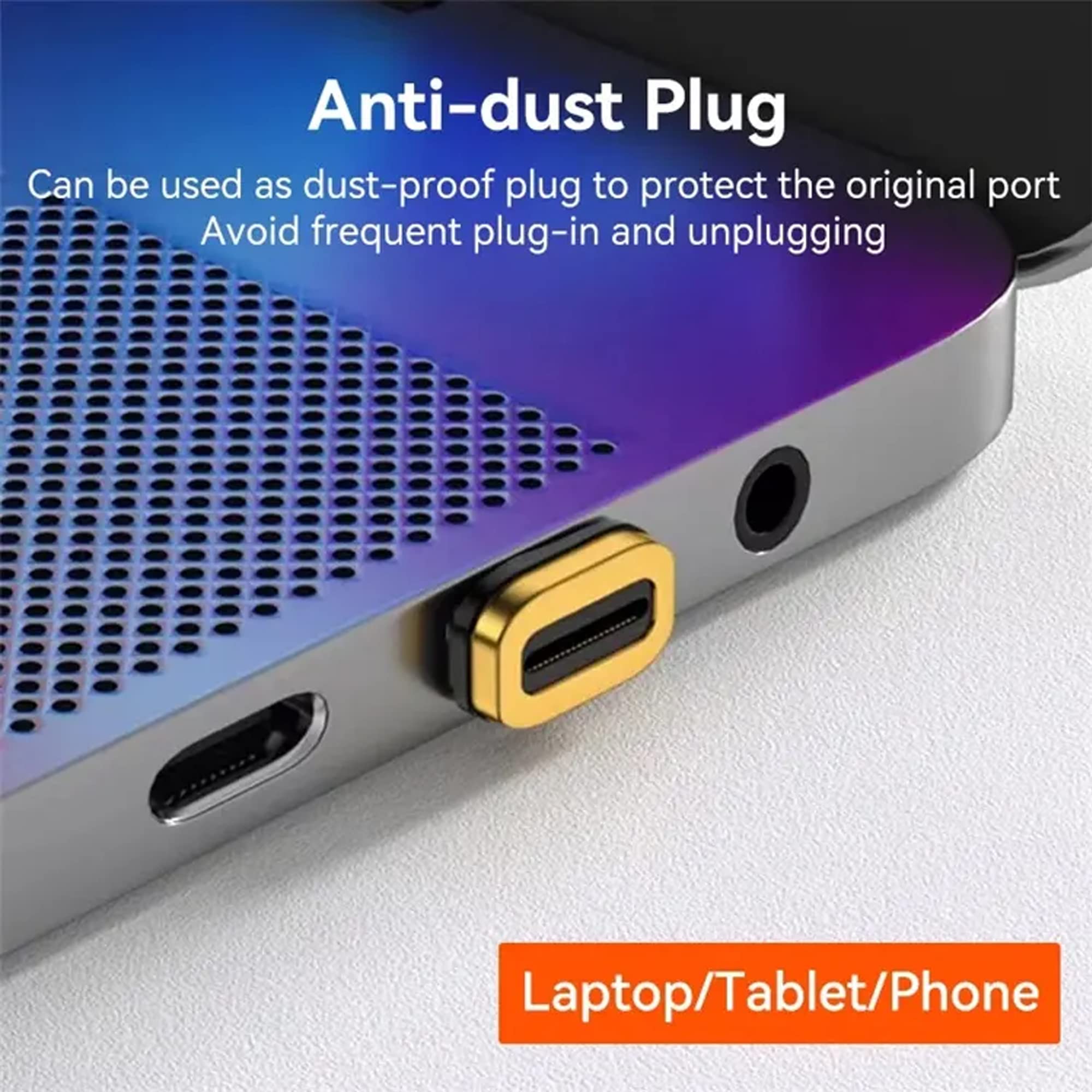 High-Speed 40Gbps Magnetic USB C Adapter, 140W PD Fast Charge USB C Male to Female Connector for Steam Deck Accessories