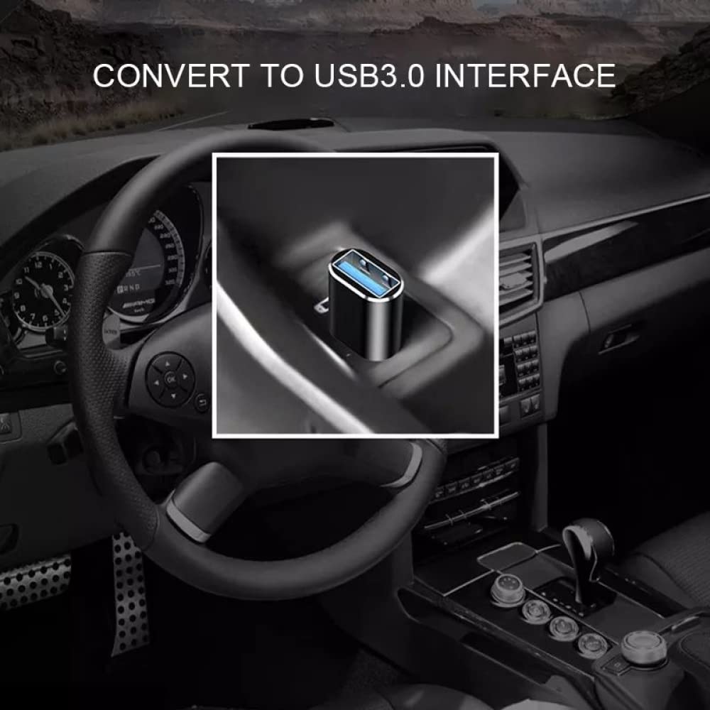 USB C to USB 3.0 Adapter (5 Pack),USB to USB C Adapter,USB Type-C to USB Adapter Fast Charging High Speed Data Transfer Female to Male Converter