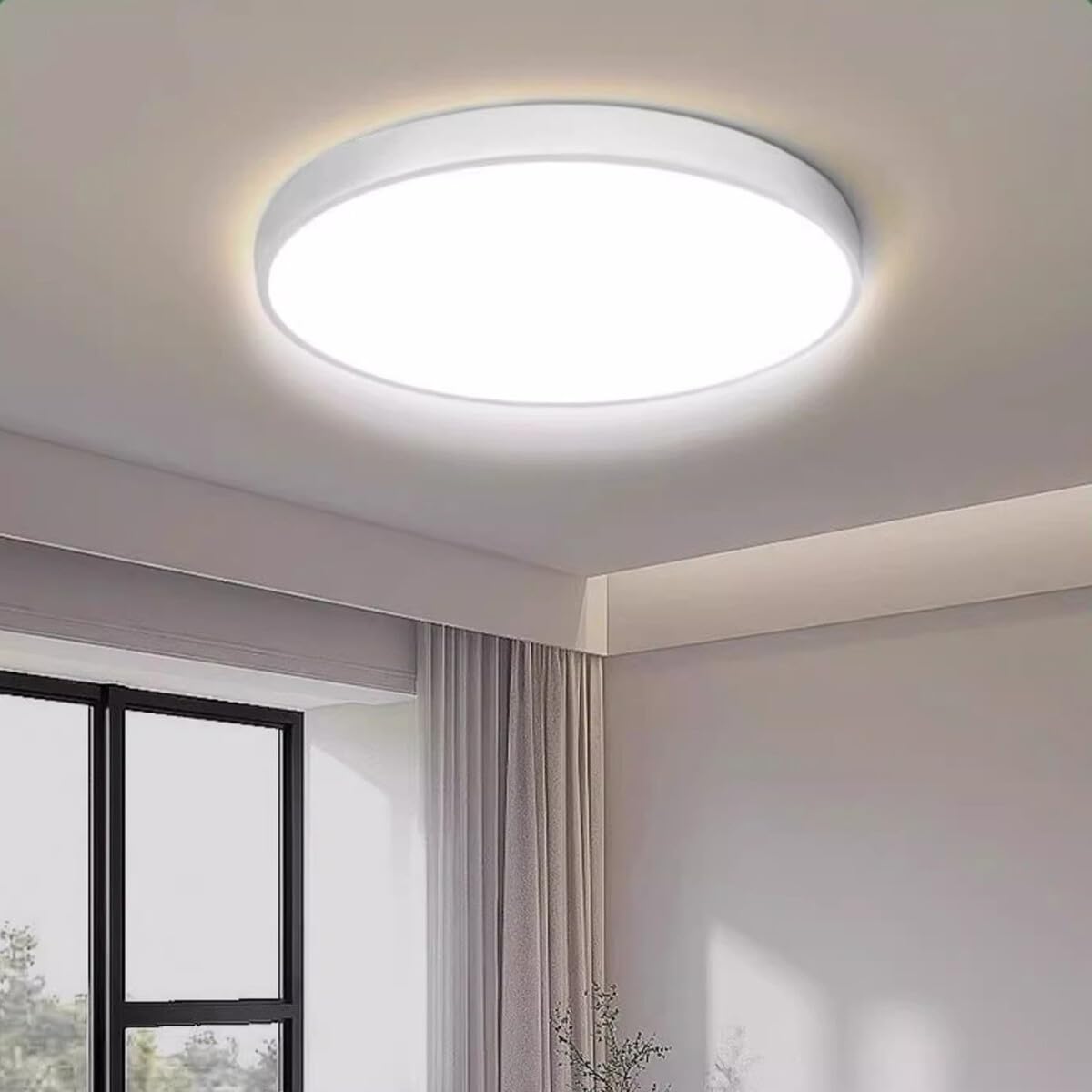 LED Magnetic Ceiling Light Engine Replacement Round Module 80W Cool White Double