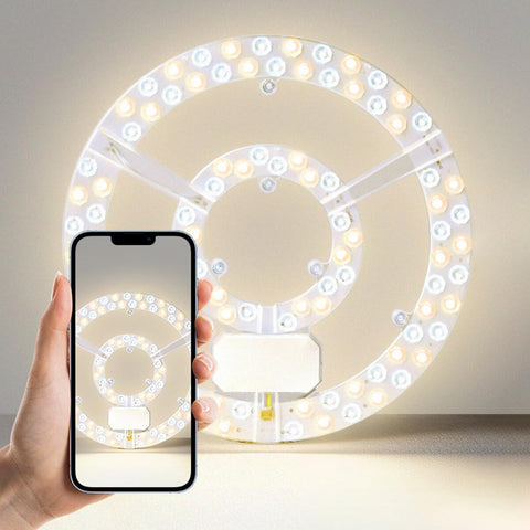 LED Magnetic Ceiling Light Engine Replacement Round Module 80W Cool White Double