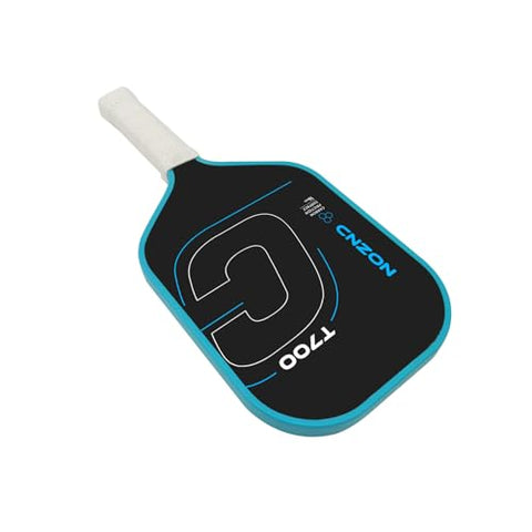 16MM Thermoformed T700 Raw Carbon Fiber Pickleball Paddle, High Spin Control Professional Pickleball Racket for Competition Training
