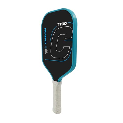16MM Thermoformed T700 Raw Carbon Fiber Pickleball Paddle, High Spin Control Professional Pickleball Racket for Competition Training