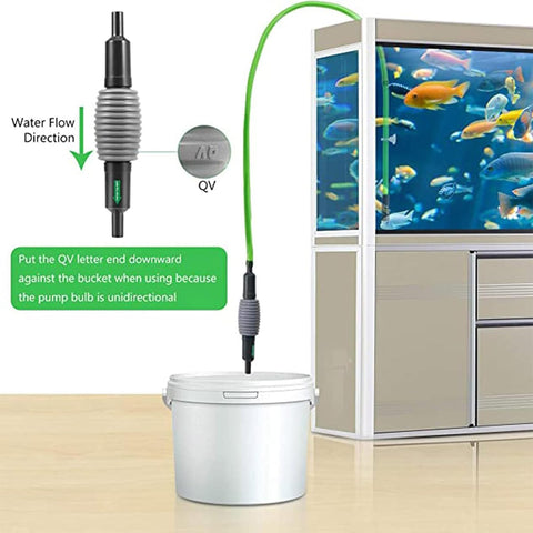 Fish Tank Water Changer Gravel Cleaner Easy Water Change Sand Washer Hand Siphon