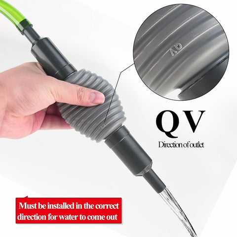 Fish Tank Water Changer Gravel Cleaner Easy Water Change Sand Washer Hand Siphon