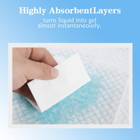 100 PCS Disposable Pet Training Pee Pads 18" x 24", Super Absorbent Leak-Proof Puppy Dog Potty Training Mats for Small Medium Large Dogs