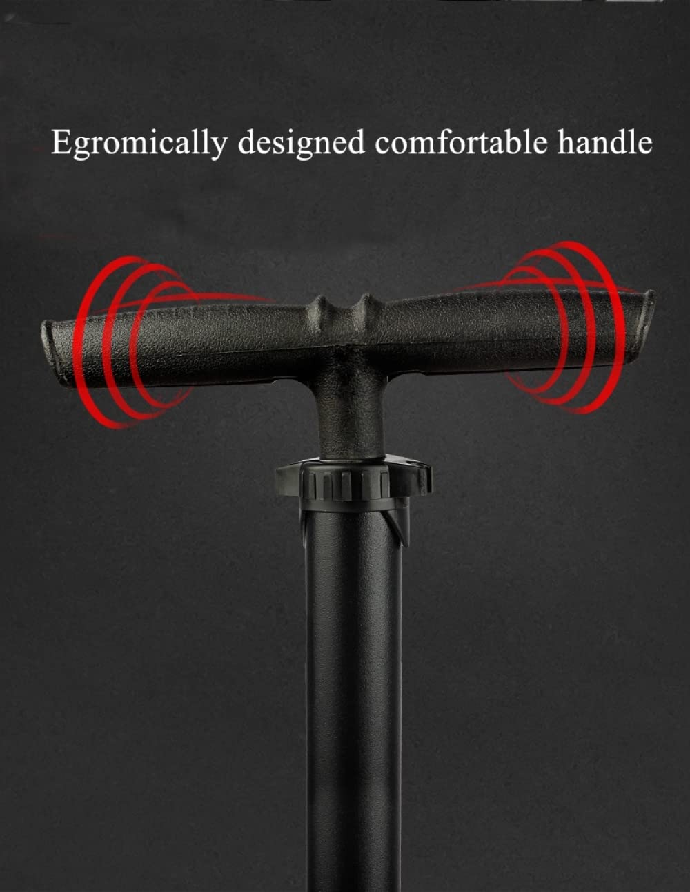80PSI High Pressure Portable Mini Bike Pump, Compact Smart Tire Air Inflator with Accurate Pressure Display for Bicycles, Motorcycles and Sports Balls