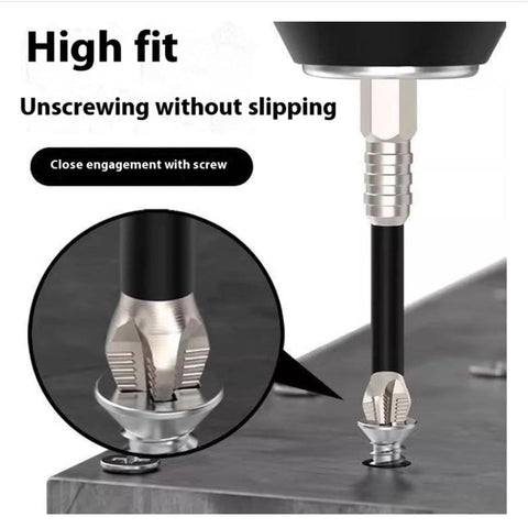 9-Piece Magnetic Screwdriver Bits Set for Impact Driver, Anti-Slip High Hardness Drill Bit Kit, Wear Resistant Magnetic Hex Shank Driver Bits for Teen Boys DIY Projects, Household Repair, Furniture Assembly & Small Machinery Maintenance