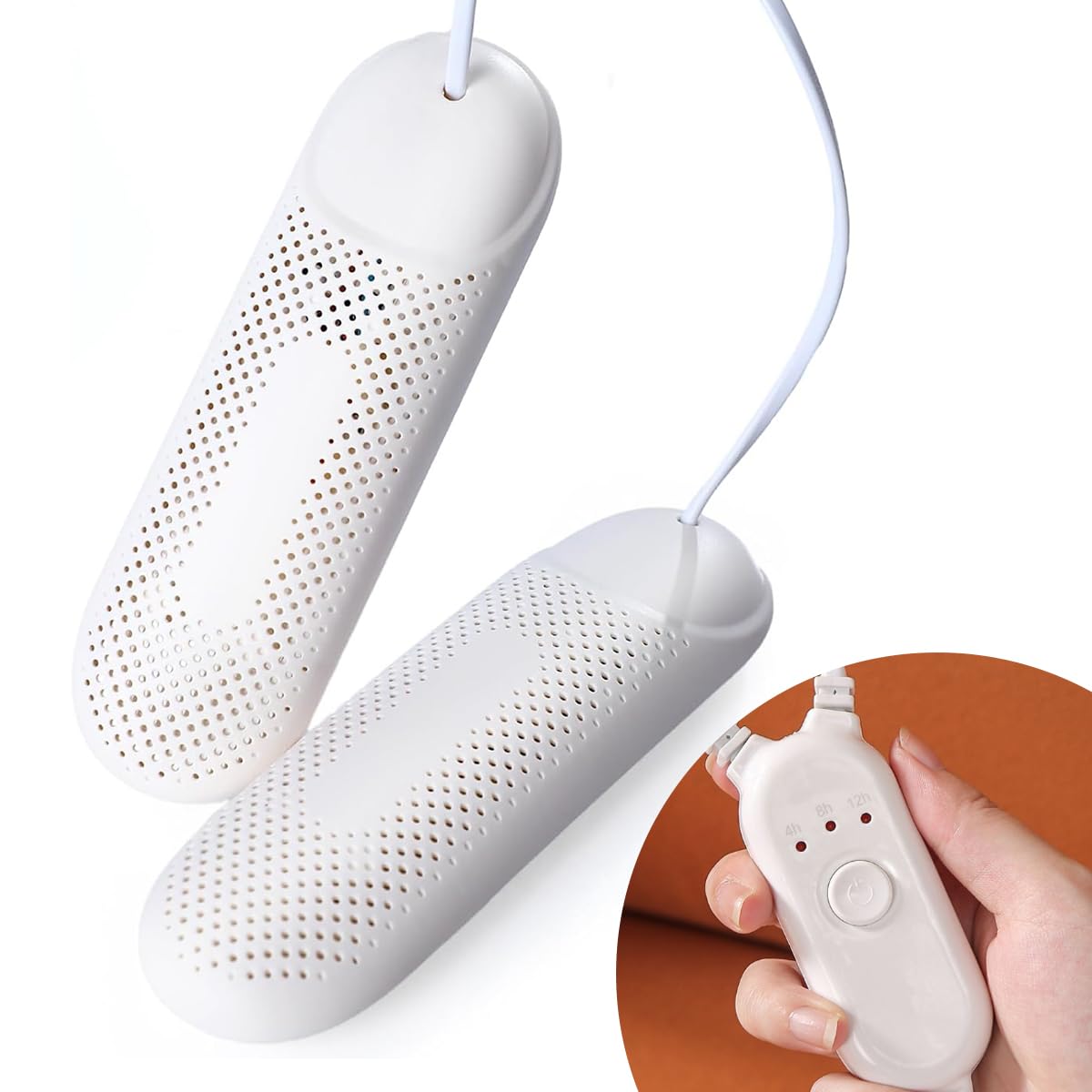 Shoe Dryer Electric Boot Dryer with Timer, Portable Shoe Warmer Deodorizer 50-60